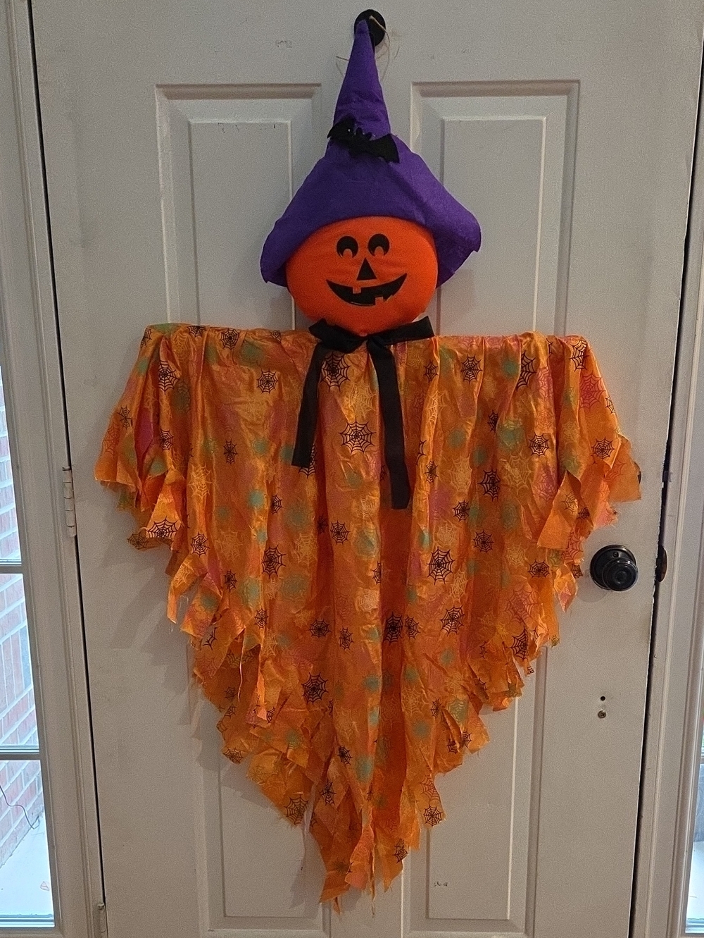 Jack O Lantern Door Hanging with Chime